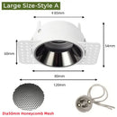 Adjustable white recessed led ceiling downlight for living room