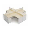 Solven · L-Shaped Cubicle Workstation