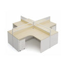 Solven · L-Shaped Cubicle Workstation