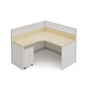 Solven · L-Shaped Cubicle Workstation