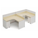 Solven · L-Shaped Cubicle Workstation