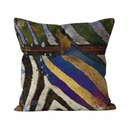 Lumbar Outdoor Throw Pillow - Sebra Stripe