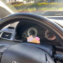 Bouncy Butt Car Ornament – Cute Animal Dashboard Silicone Decor