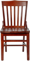 Hercules Mahogany Schoolhouse Dining Chair For Restaurants