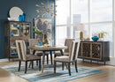 Ryker - Round Dining Table - Homestead Brown