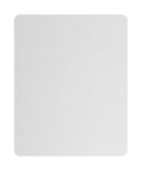 Moderne Flush Mount Conversion Kit 18"w White Linen  Shallow Drum Lampshade