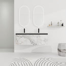 48" Floating Wall-Mounted Bathroom Vanity & Soft-Close Cabinet Door, KD-Package