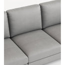 77" Gray Luxury Genuine leather match contemporary sofa with USB and type C charger,3 seats comfy coach for living room home office