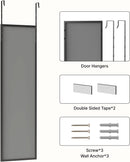 48x14 Inch Full Length Tempered Glass Door Mirror Over Door