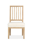 Coventry - Upholstered Side Chair With Solid Wood Back (Set of 2) - Honey Wheat
