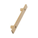 Lacquered Oak Wood "Longa" Drawer Pulls