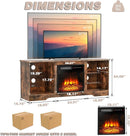 58 Inch Electric Fireplace TV Stand For 65 Inch Televisions