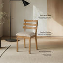 Premium Solid Wood Farmhouse Dining Table Set For Four