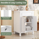 Bathroom Vanity With Top Sink, Cabinet With 2 Soft Closing Doors