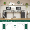 47 Inch Computer Desk With LED Lights For Home Office