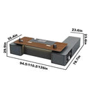 Audley · Modern L-Shaped Executive Desk
