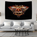 Aerosmith band tapestry red & yellow bedroom wall hanging