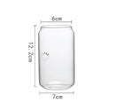 Aesthetic drinking glasses set with lids and straws for kitchen