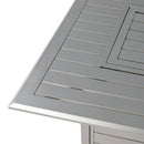 Aluminum 48-in Rectangular Propane Fire Table, Beads, Covers and Lid