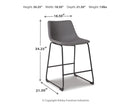 Centiar - Upholstered Barstool (Set of 2)