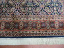 4' X 6' Vintage Fine Handmade India Floral Oriental Wool Rug Carpet Blue Red