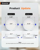 6 Inch LED Recessed Ceiling Light Dimmable 2700K 5000K 5CCT 1050LM 12W 120V Canless Wafer Downlight 24Pack ETL FCC IC