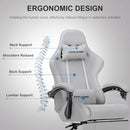 Ergonomic Gaming Chair With Footrest And Lumbar Support