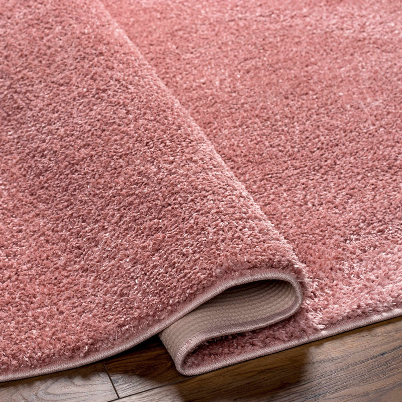 Judy Pink Washable Plush Rug