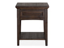 Westley Falls - Rectangular End Table - Graphite