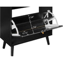 Rattan, Allen 2 door 1 drawer cabinet, shoe rack, double layer, suitable for entrance