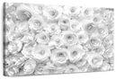 White Roses Wall Art