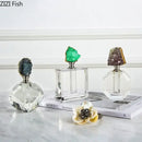 Agate stone perfume bottle for essential oils bedroom crystal decor