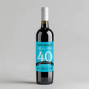 Aged To Perfection Any Age Wine Label