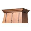 Akicon Custom Handmade Copper Range Hood for Luxury Kitchens