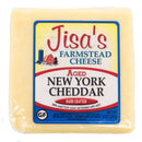Aged New York Cheddar Cheese Block | Pack of 6 | 8 oz | Jisa's Farmstead Cheese