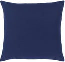 Agricola Navy Floral Bird Throw Pillow