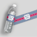 Ahoy it's a Girl Water Bottle Labels