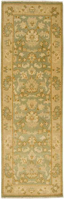 Overbiel Traditional Olive Area Rug
