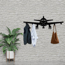 Aircraft Silhouette Coat Rack
