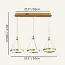 Aitu Round Chandelier - Open Box