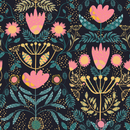 Dark Floral Wallpaper
