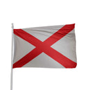 Alabama State Flag 3x5 - Durable Nylon Crimson Cross Made in USA