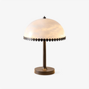 Alabaster Dome Trim Table Lamp