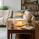 Alabaster Glass Table Lamp