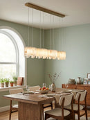 Alabaster Modern Layering Chandelier