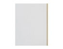 Classic Originals 1/4 in. x 5.1 in. Real Wood Easy Install Wall Panels - Alabaster (20 Sq. Ft.)