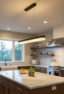 Alabaster Rectangle Linear Pendant Light