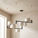 Alabaster Square Box Chandelier
