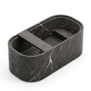 Alexandrette Black Marble Rectangular Bathtub with Tray - 32"x72"x20" - Honed