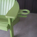 Keystone Amish Co. 4 Foot Milan Recycled Plastic Porch Swing, Tropical Lime